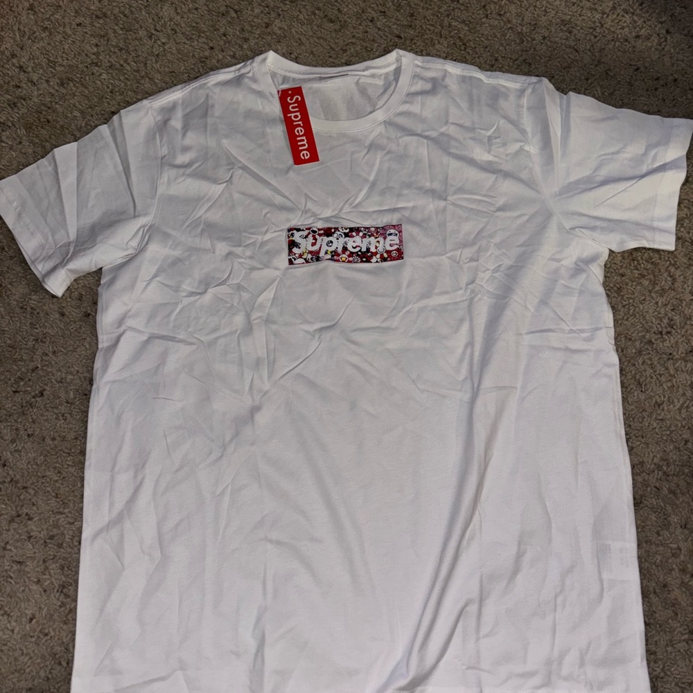 Supreme White Short Sleeve Tee